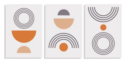 Abstract posters Stock Illustration