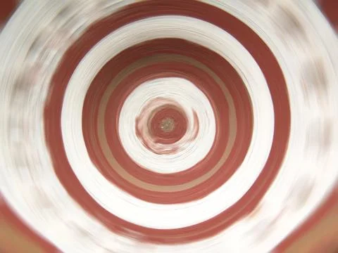 Abstract pottery spining model Stock Illustration