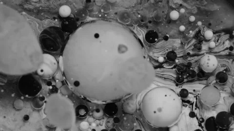 Abstract pouring liquid painting texture moving background closeup. Video stock 343898794