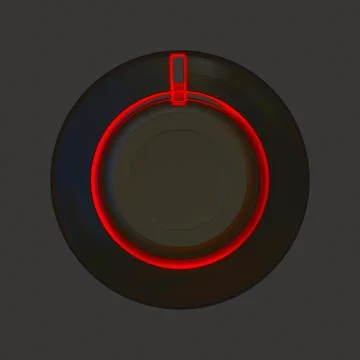 Abstract power button Stock Illustration
