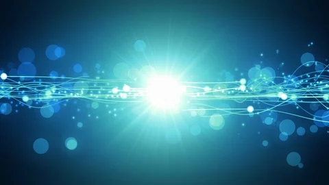 Abstract Power Flow Stock Footage 94852132