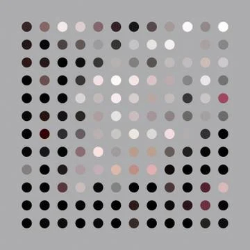 Abstract powerful dot background pattern Stockillustratie