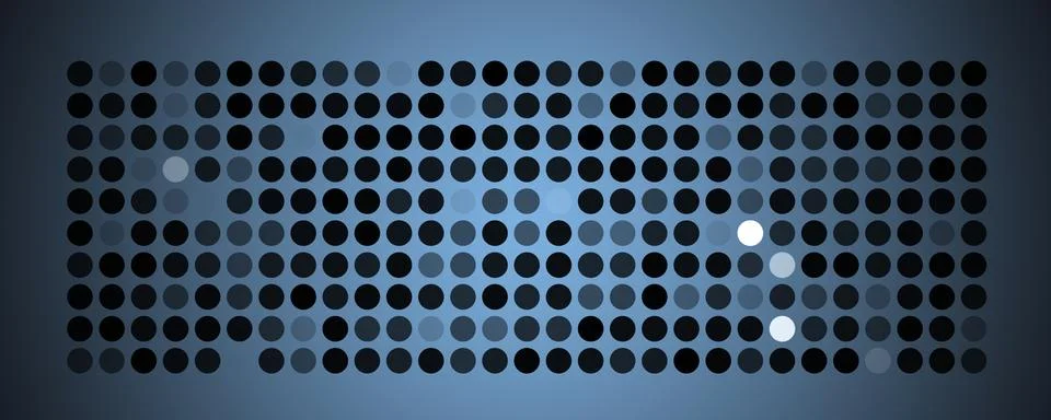 Abstract powerful dot panorama background pattern Illustrazione stock