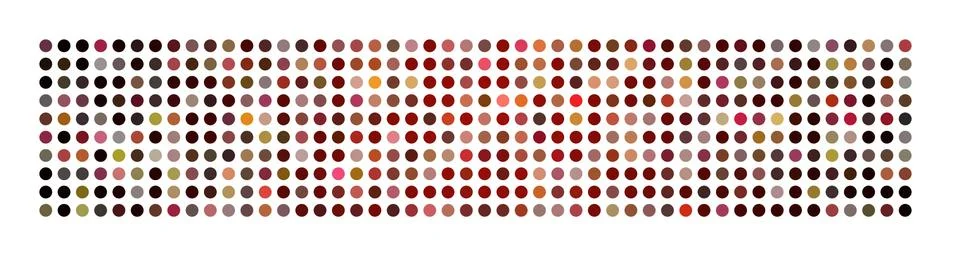 Abstract powerful dot panorama background pattern Stock Illustration