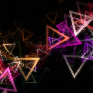 Abstract powerful triangle background pattern Stock Illustration
