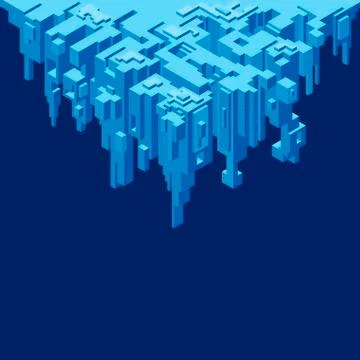 Abstract Precipice Vector Stockillustratie