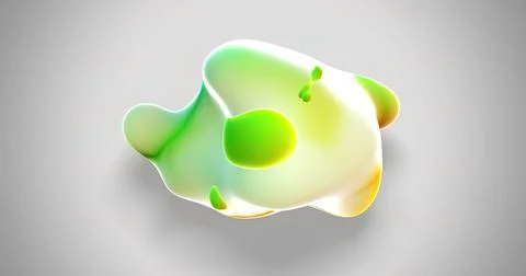 Abstract premise of wave design of laurel color border green leaf on gray backgr Stock Illustration