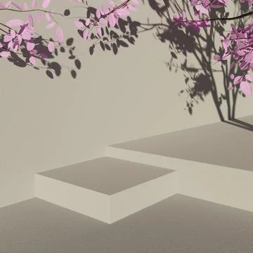 Abstract premium background for product presentation 3D render illustration Stock Illustration