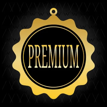 Abstract Premium label Stock Illustration