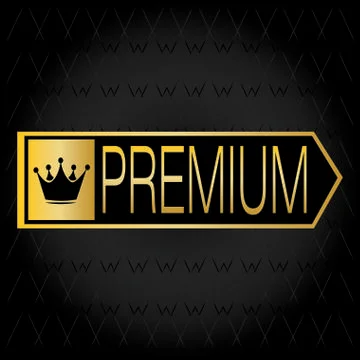 Abstract Premium label Stock Illustration