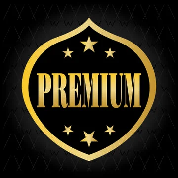 Abstract Premium label Stock Illustration