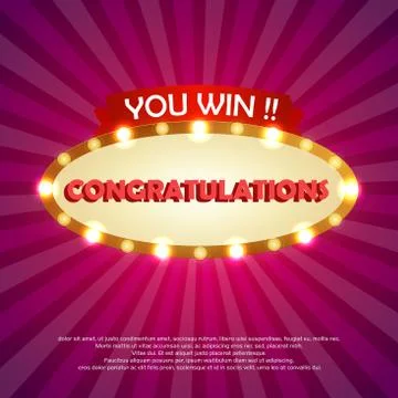 Abstract of presentation board for congratulations activity. For business 스톡 일러스트