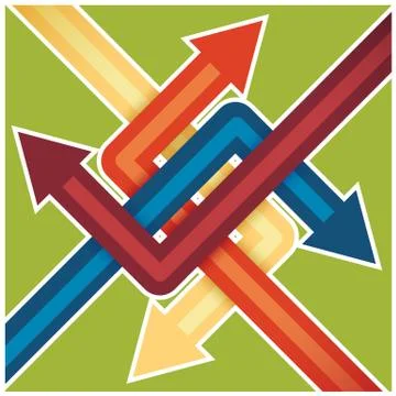 Abstract presentation template Stock Illustration