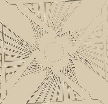 Abstract print, texture with bevel-like effect. Random abstract texture Illustrazione stock