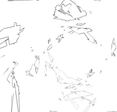 Abstract print, texture with bevel-like effect. Random abstract texture Stock Illustration