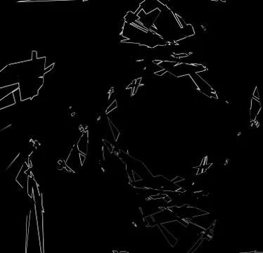 Abstract print, texture with bevel-like effect. Random abstract texture Illustrazione stock