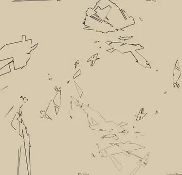 Abstract print, texture with bevel-like effect. Random abstract texture Illustrazione stock