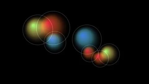 Abstract Prismatic Glass Dynamics Loop Stock-Footage 348130142