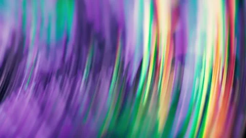 Abstract Prismatic Light Reflection with Dynamic Motion Blur Video stock 341875625