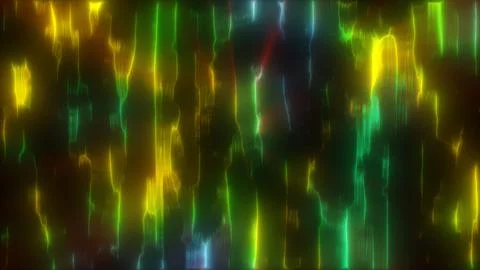 Abstract prismatic pattern with vertical neon lines, creating a colorful and  Foto stock