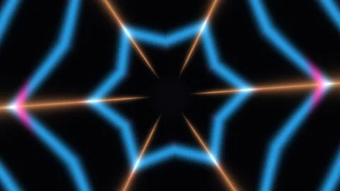 Abstract Prismatic Refraction Light Pattern Seamless Loop Stock Footage 342348173