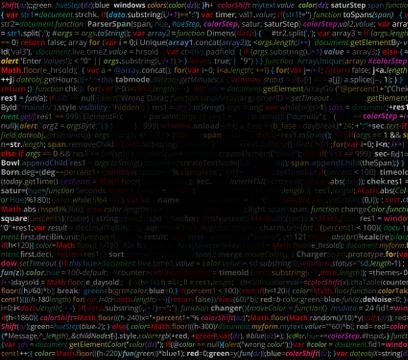 Abstract program code Stock Illustration