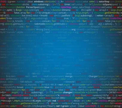 Abstract program code Stock Illustration