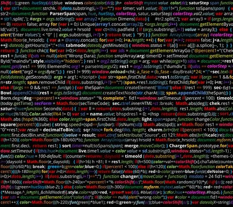 Abstract program code 스톡 일러스트