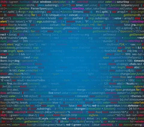 Abstract program code Stock Illustration