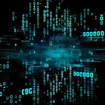 Abstract programming code background Stock Illustration