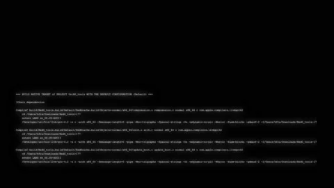 Abstract Programming Code Being Typed on Computer Screen with Black Background Stock Footage 211881303