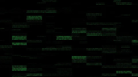 Abstract Programming Code Strings Changing On Screen Video Animated Background Stockbeeldmateriaal 337221652