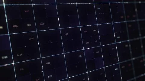 Abstract programming code, technological background. Animation. Software Stock Illustration