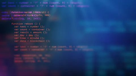 Abstract programming illustration. Cloud technology data security concept Stock Illustration