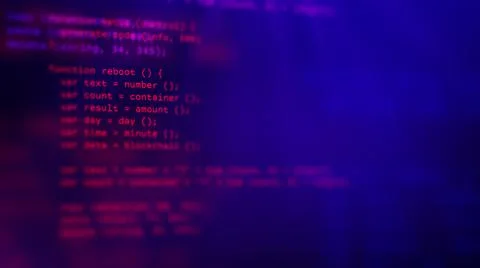 Abstract programming illustration. Cloud technology data security concept Stock Illustration