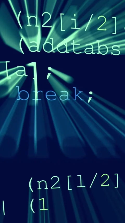 Abstract programming source code scrolling animation Stock Footage 327726013