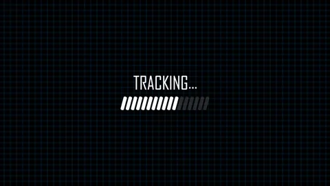 Abstract progress bar with tracking loading animation grid background. Trac.. Видео 335648636