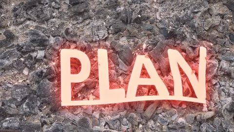 Abstract project burns in the fire on hot coals. A sign of loss or end. Stock Footage 119304274