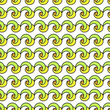 Abstract propeller seamless repeat pattern. background illustration Illustrazione stock