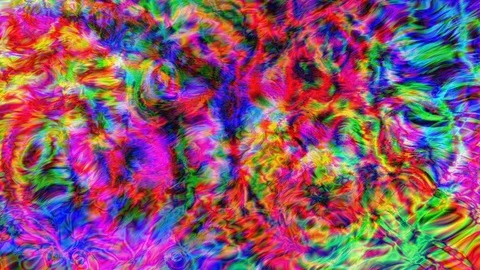 Abstract psychedelic art. 3d rendering background Stock Footage 76739211