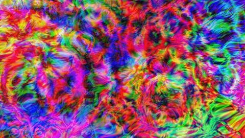 Abstract psychedelic art. 3d rendering background 스톡 일러스트