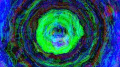 Abstract psychedelic art. 3d rendering background Stock Illustration