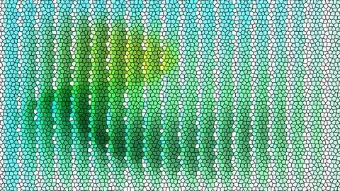 Abstract Psychedelic Background with Vertical Lines and Center Purple Circle Stockillustratie
