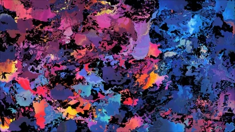 Abstract  psychedelic background  video for slow music. 스톡 동영상 84385335