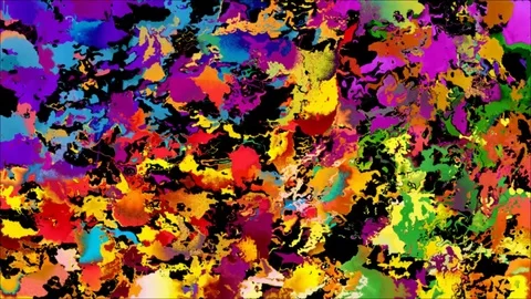 Abstract  psychedelic background  video for slow music 스톡 동영상 84385341