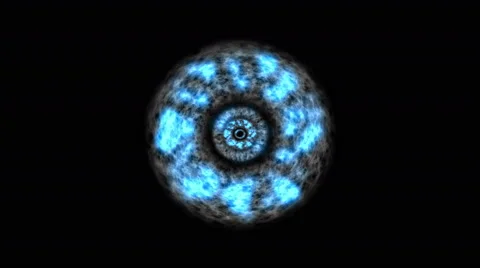 Abstract, Psychedelic Blue Black Particle Burst Motion Background 4K UHD Vidéo 60359478