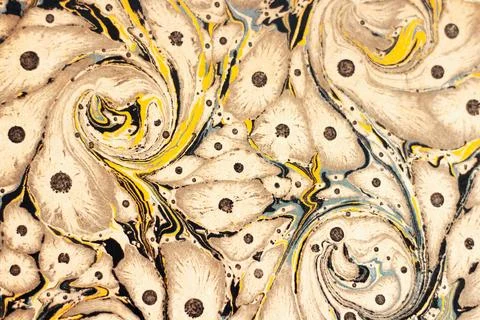 Abstract psychedelic curves draw's Stock Photos