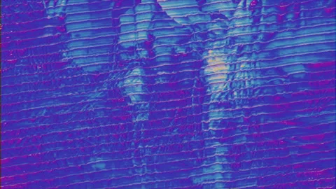 Abstract psychedelic dynamic futuristic glittering background. Stock Footage 156197792