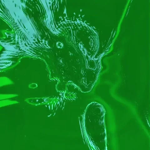 Abstract Psychedelic Fluid Loop - Liquid Neon Distortion and Glitch Art Stock-Footage 335947544