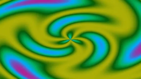 Abstract psychedelic fluid vortex background with vibrant color swirls motion Stock Footage 342158427